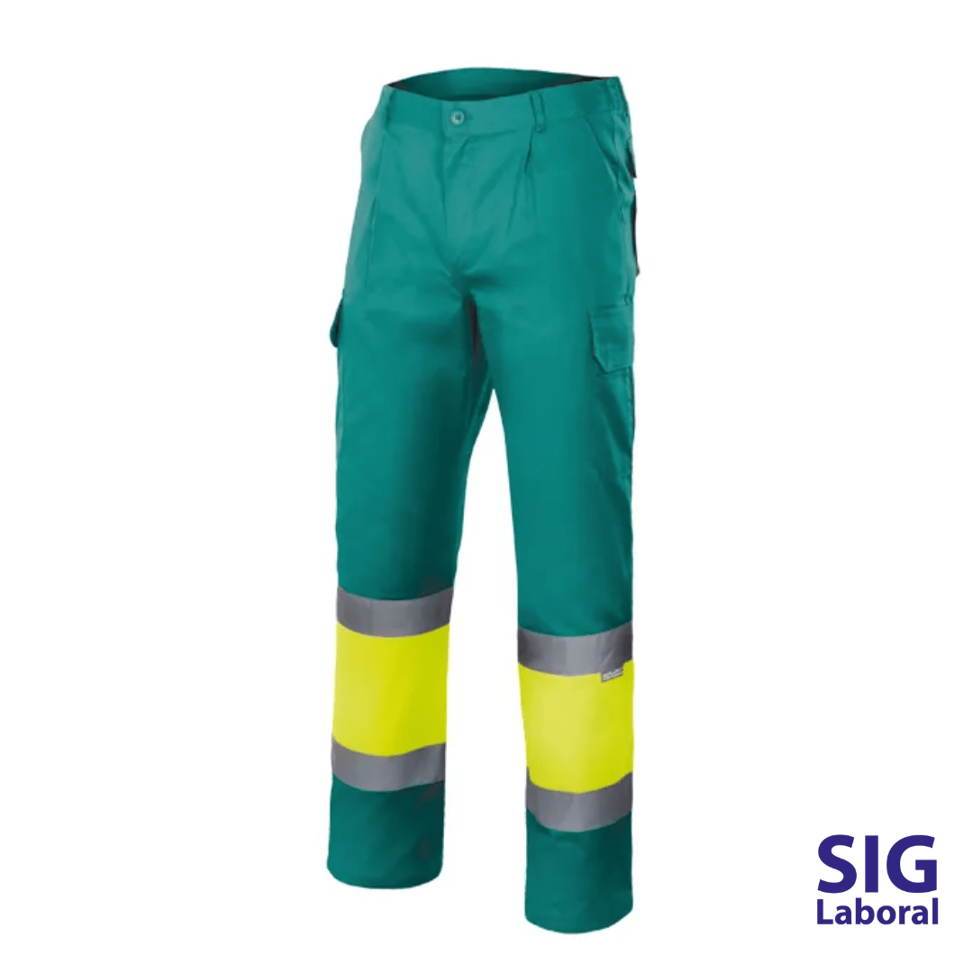 PANTALÓN BICOLOR FORRADO ALTA VISIBILIDAD 4 PANTALÓN BICOLOR FORRADO ALTA VISIBILIDAD - Imagen 4