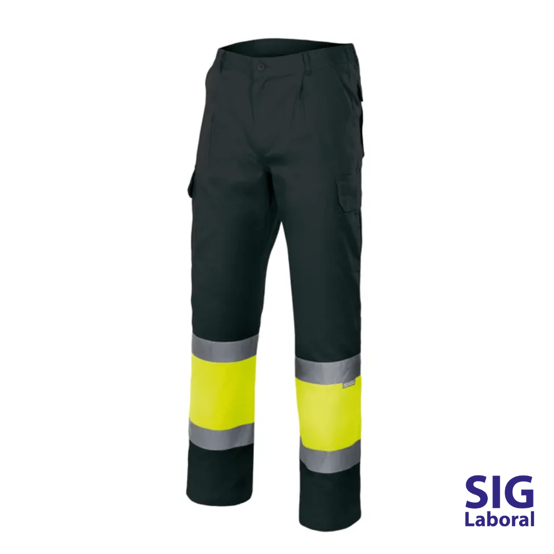 PANTALÓN BICOLOR FORRADO ALTA VISIBILIDAD 1 PANTALÓN BICOLOR FORRADO ALTA VISIBILIDAD