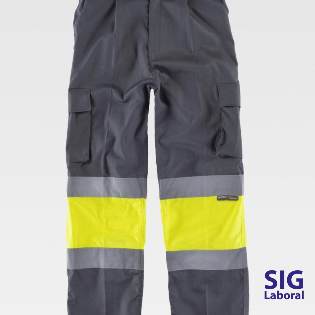 PANTALON COMBINADO ALTA VISIBILIDAD/CINTAS REFLECTANTES 2 PANTALON COMBINADO ALTA VISIBILIDAD/CINTAS REFLECTANTES - Imagen 2
