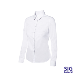 Camisa Stretch ML Mujer Velilla blanca