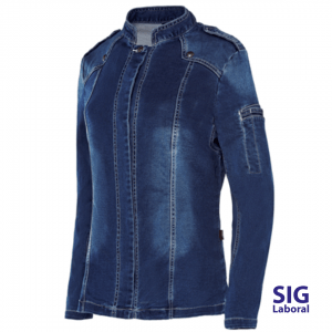 Chaquetilla Punto Denim Slim Fit