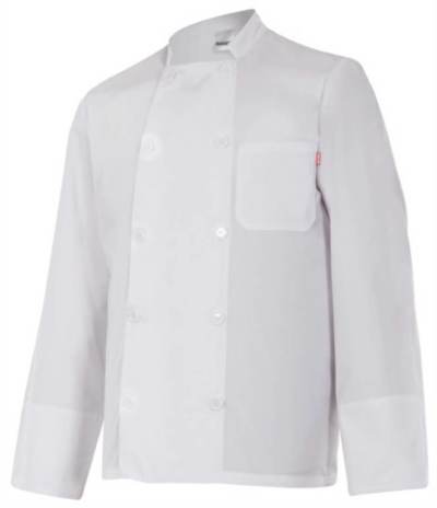 CHAQUETA COCINA M/LARGA UNISEX 1 CHAQUETA COCINA M/LARGA UNISEX