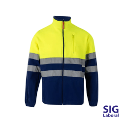 CHAQUETA POLAR BICOLOR ALTA VISIBILIDAD