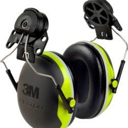 3M™ PELTOR™ X4P5 Orejeras para casco con anclaje P3E, alta visibilidad