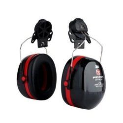3M™ PELTOR™ Optime™ III Orejeras, negro/rojo, versión montada en casco, H540P3E-413-SV ref. 7000039624